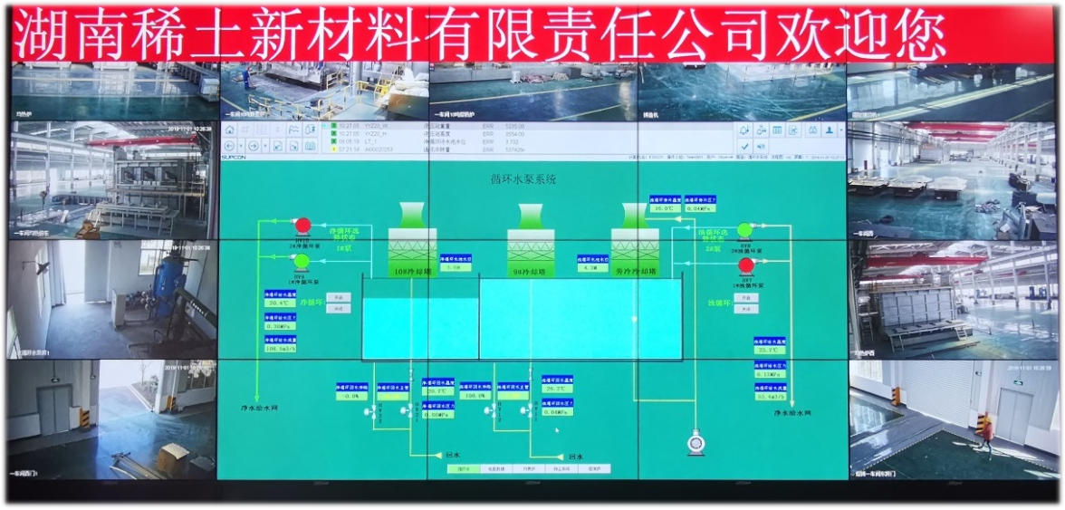 湖南稀土新材料公司園區視頻監控及信息管理系統